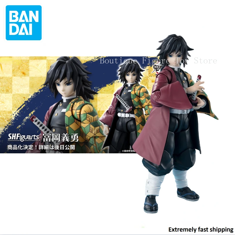 

Presale Original Bandai S.H.Figuarts Demon Slayer Tomioka Giyuu Action Figure Anime Model Toy Gift