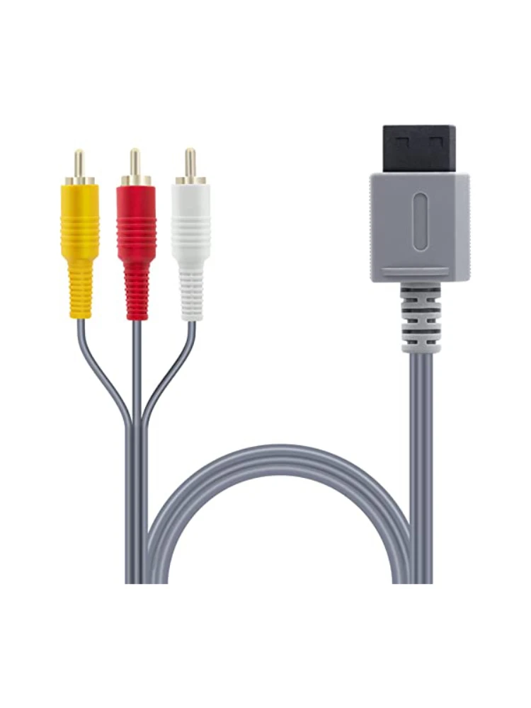 Cables de Audio y Video para Nintendo Wii y U, Cable AV de 1,8 M/6 pies para Cable Digital