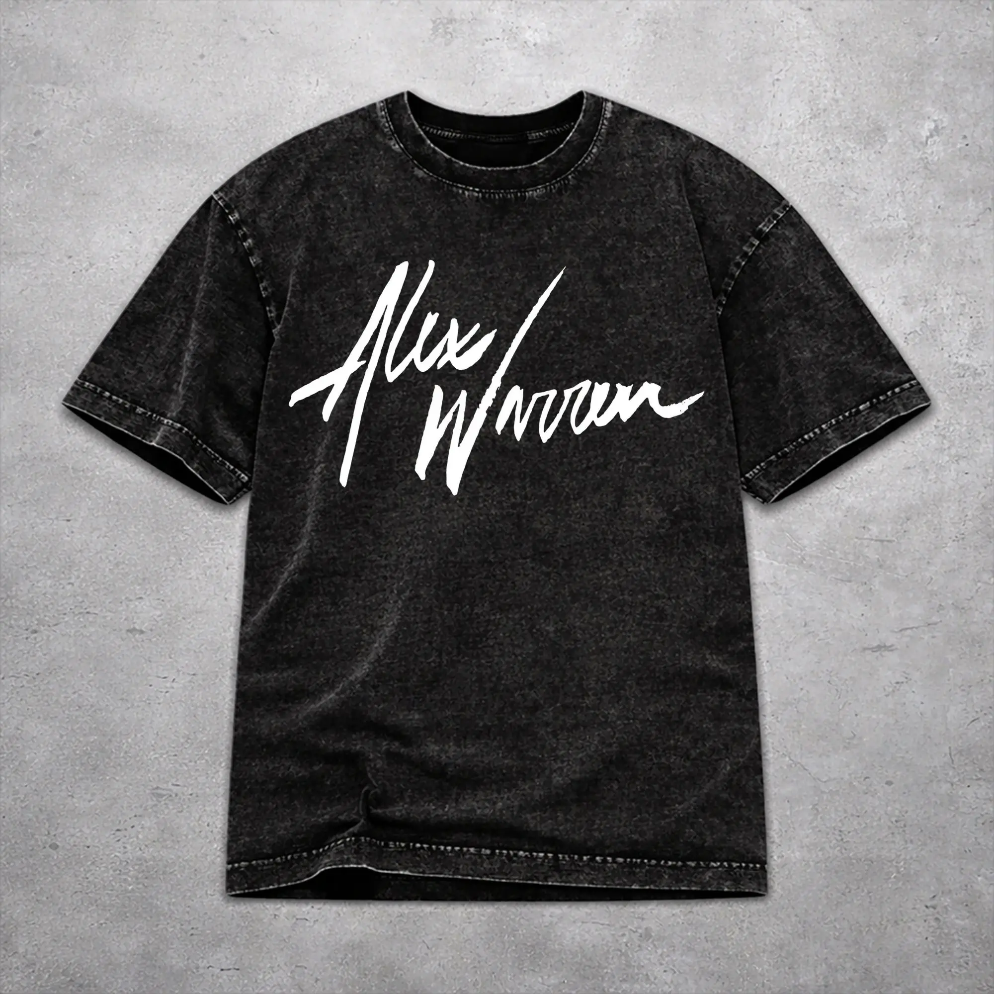Women Men Alex Warren Little Orphan Live Tour 2026 Shirt Printed Cotton Washed  Casual T-Shirts