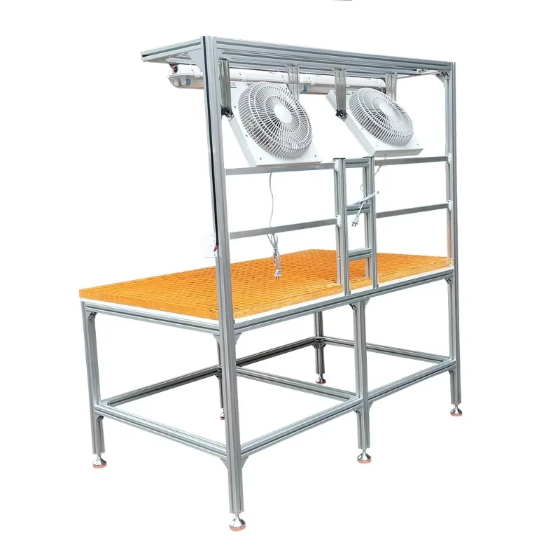 Esd Assembly Line Working Table Workshop Tool Work Bench Anti Static Computer Repair Portable Workbench with Aluminum Profile