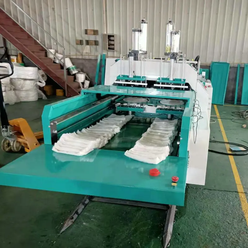 Continuous Rolling Garbage Bag Production Line With Automatic Roll Changer Device Line High Capacity Industrial Setup Machine