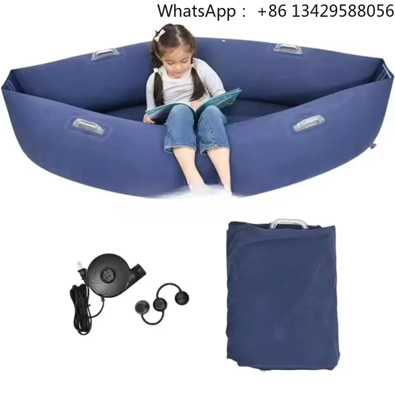 Peapod Sensory Chair Inflatable Hugging Canoe Chair for Autism Treatment Center
