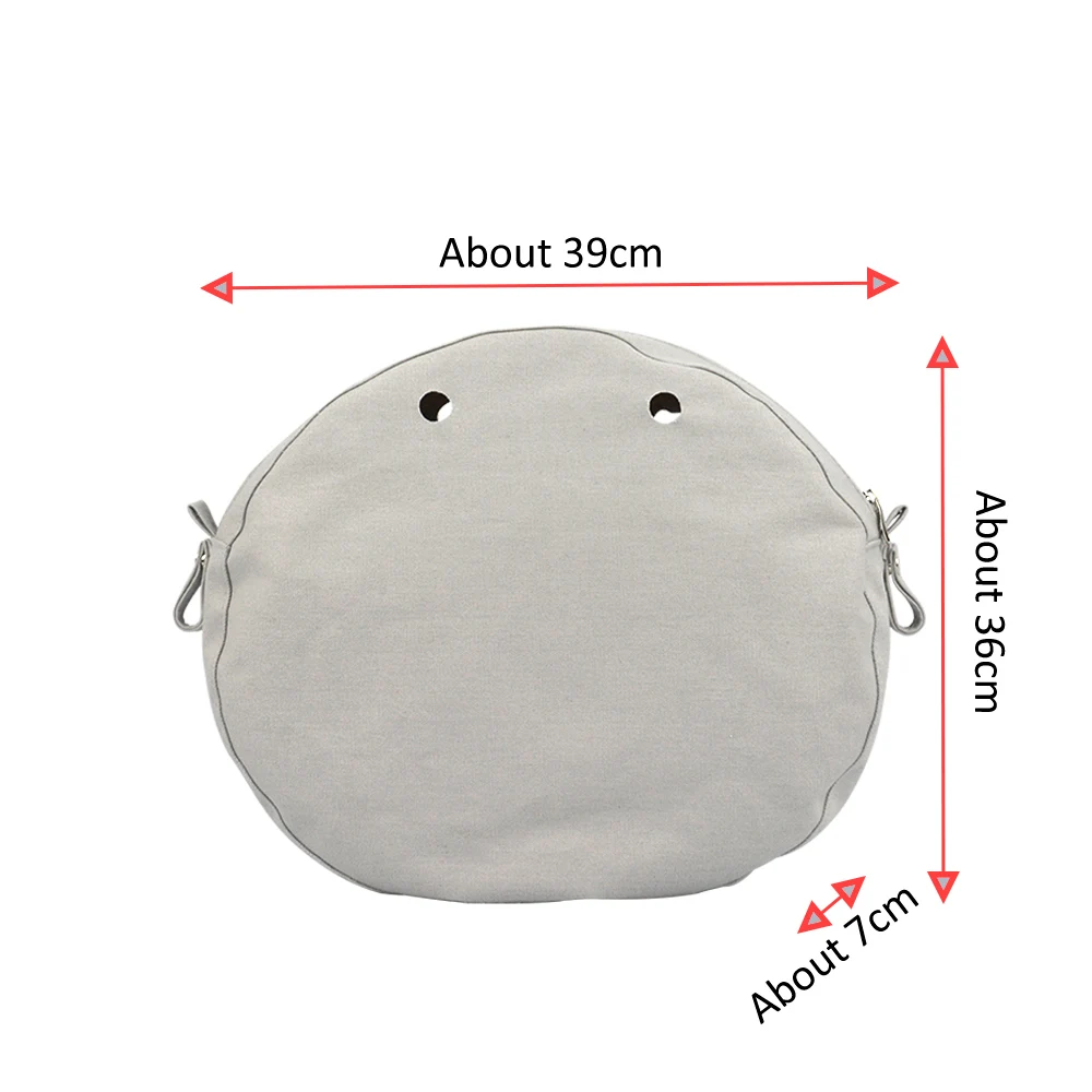 New Waterproof Inner Lining Insert Zipper Pocket Organizer for Obag Twist Mini for O Bag Women Bag Shoulderbag
