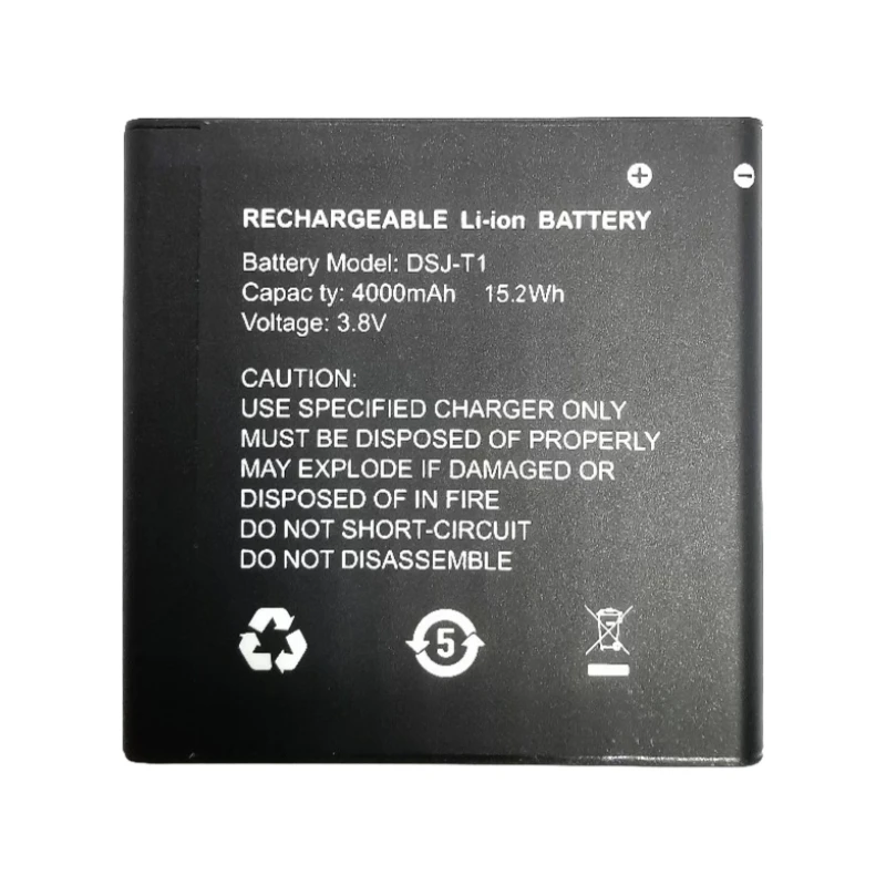 100% New 0-Cycle 3.8V 4000mAh Replaceable Battery For DSJ-T1 Law Enforcement Recorder Battery