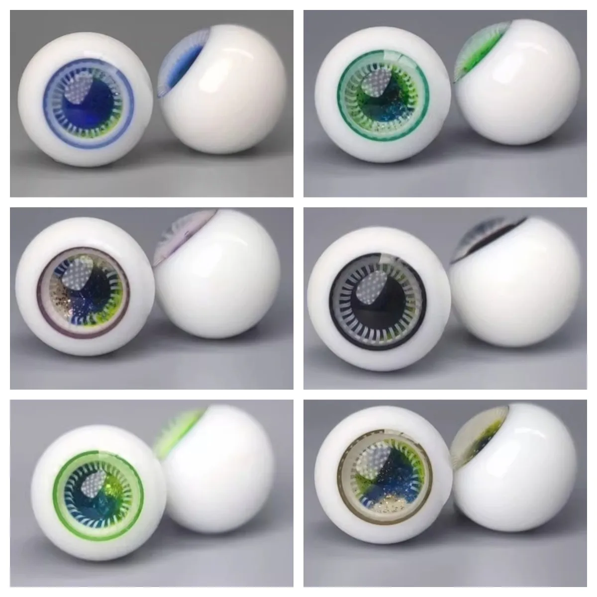 

New 10mm Doll's Eyes Fit To Ob11 Round and Movable Sphere Glass Eyeball Girl Toys Dress Up Play House Fashion Doll Accessories