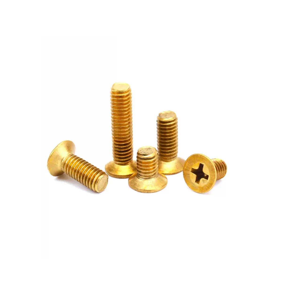 Brass Flat Head  Phillips  Screw M2M2.5M3M4M5M6