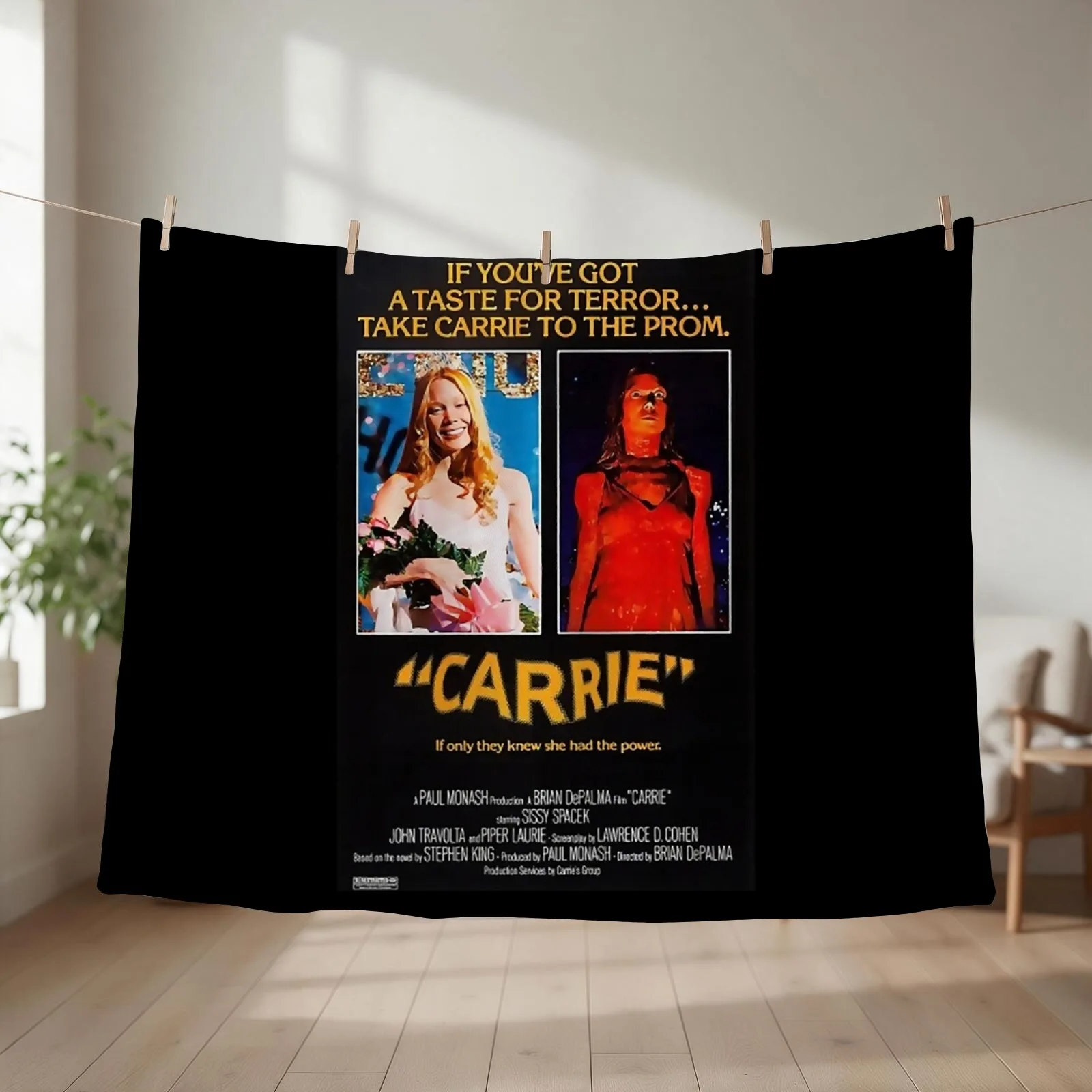 carrie movie (1976) Throw Blanket Summer Beddings Blankets For Baby Summer Softest Blankets