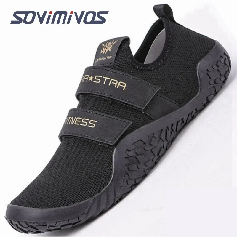 Deadlift Shoes Weight Lifting Shoes for Men Women Weightlifting Squat Shoes Fitness Cross-Trainer Barefoot Gym Training Sneakers