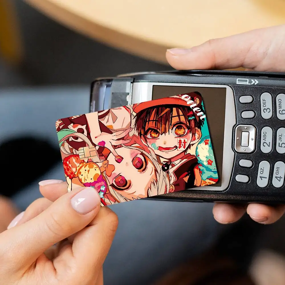 Jibaku Shounen Hanako Kun Anime Anime Young Creidt Card Debit Card Sticker Film Case Front Tape for Small Big Chip No Chip