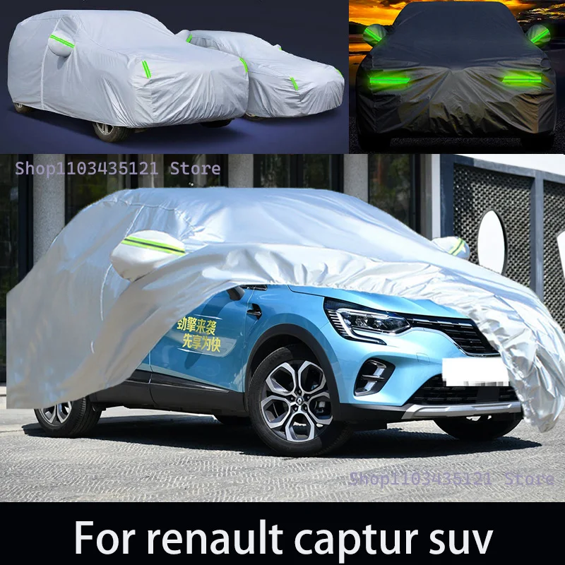 

For renault captur suv Outdoor Protection Full Car Covers Snow Cover Sunshade Waterproof Dustproof Exterior Car accessories