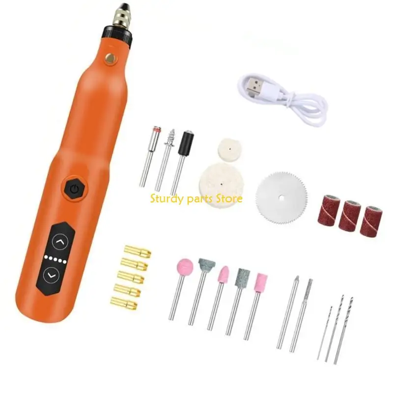 

97QC Electric Rotary Tool 5 Speed Control for Woodworking Metalwork Ceramic Finishing