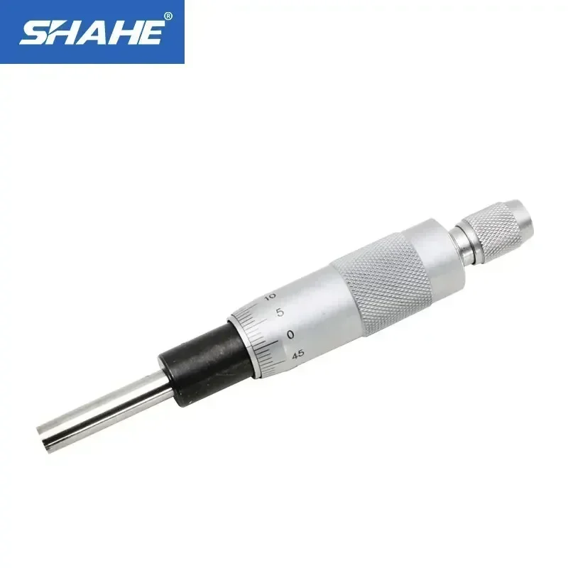 Micrometer Heads 0-25mm Accuracy 0.01mm Flat Measuring Tool Type Thread Knurled Adjustment Knob Micrometer Head