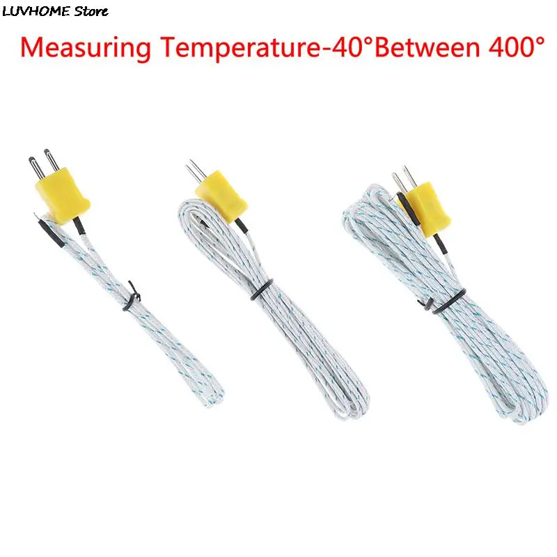 1Pcs High Quality Wire Temperature Test K-type TP-01 Thermo Sensor Probe For TM-902C TES-1310