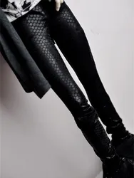 Cool Thin Tight Python Bobi Leather Pants For BJD 1/6 YOSD,1/4 MSD,1/3 SD10/13,SD17,Uncle Doll Clothes Customized CMB31
