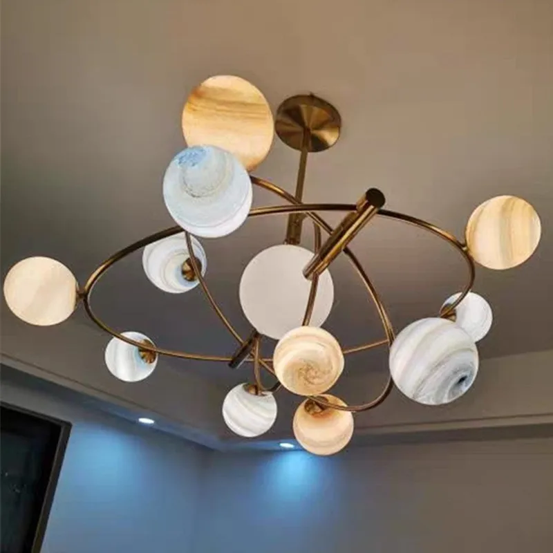 Quarto infantil menino quarto luz de teto criativo sala de estar espaço
