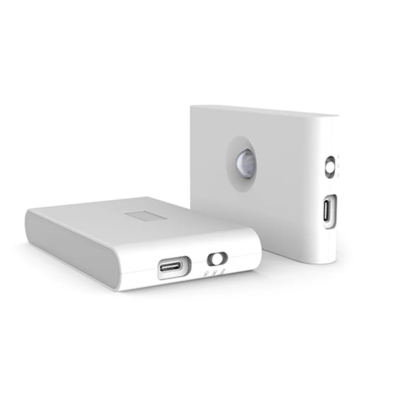 スマートワイヤレス磁気充電式モーションセンサーledナイトライト暖かい階段ライトキャビネットランプ廊下-aa26