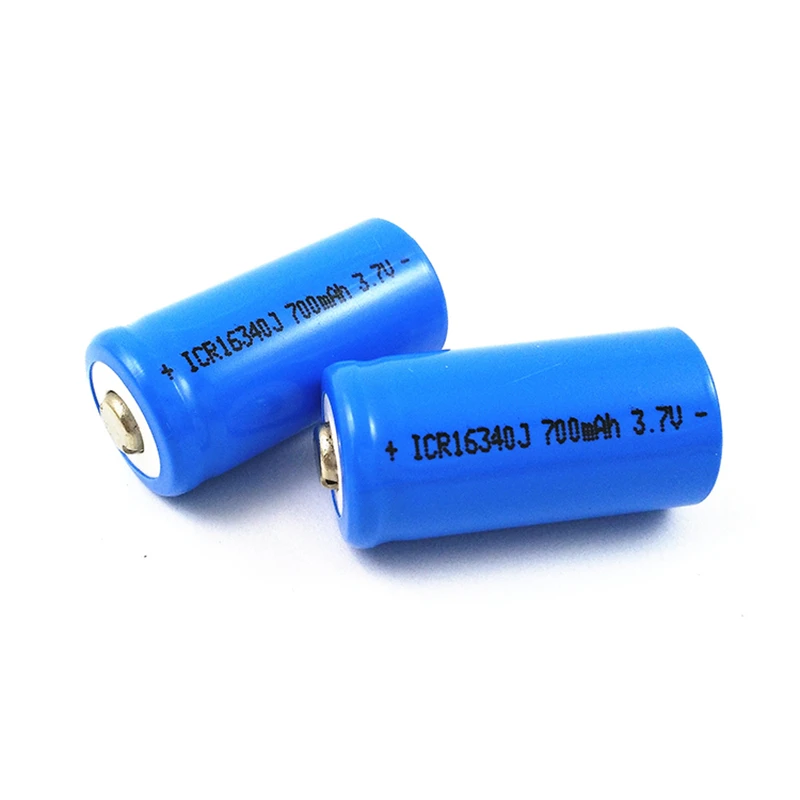 2pcs/lot 3.7V 123A Large Capacity Lithium Battery For Flashlight Accessories