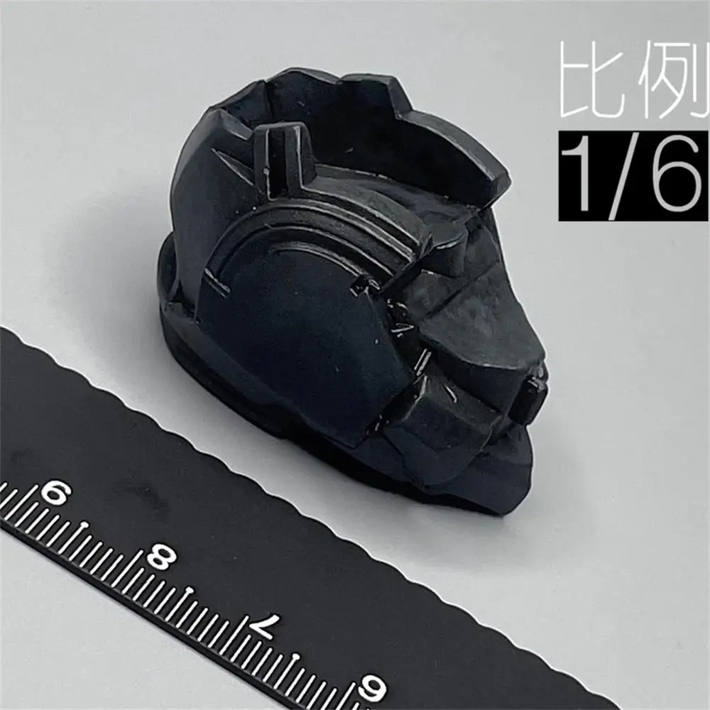 Gorąca sprzedaż 1/6 3ATOYS Threezero czarna czaszka głowa rzeźba rzeźba zabawki Model dla 12 "DAM COO figurka zbieraj DIY