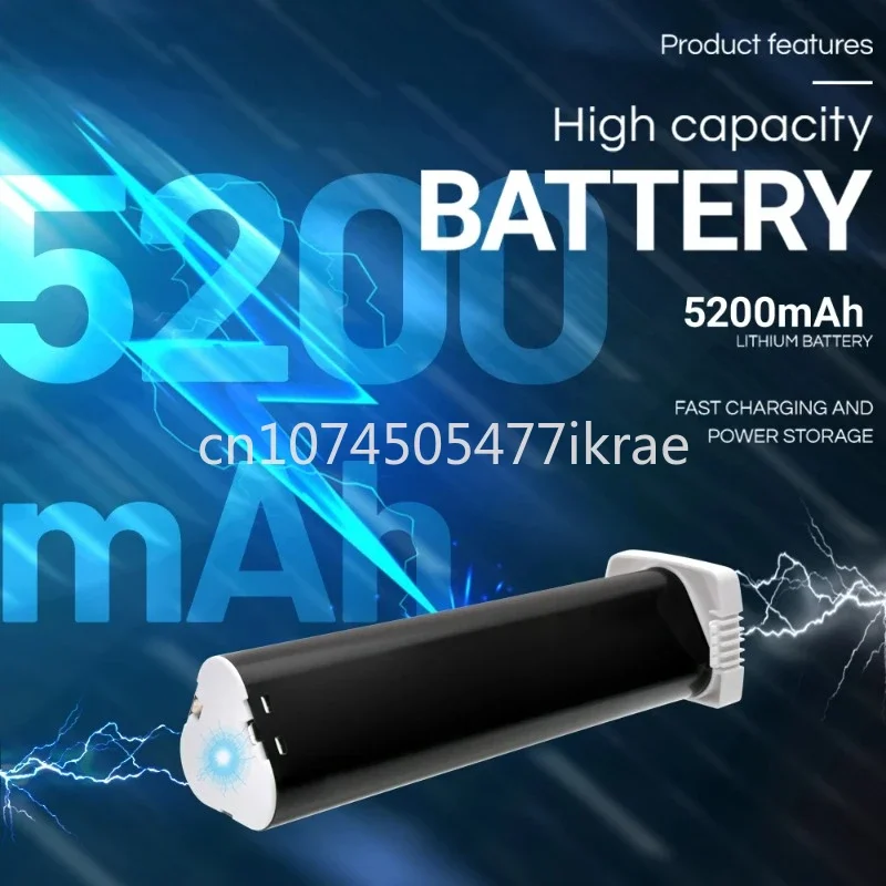 5200mAh Battery Long Standby Automatic Motorized Track Electric Rails Aluminum  Window Curtain Motor Operating