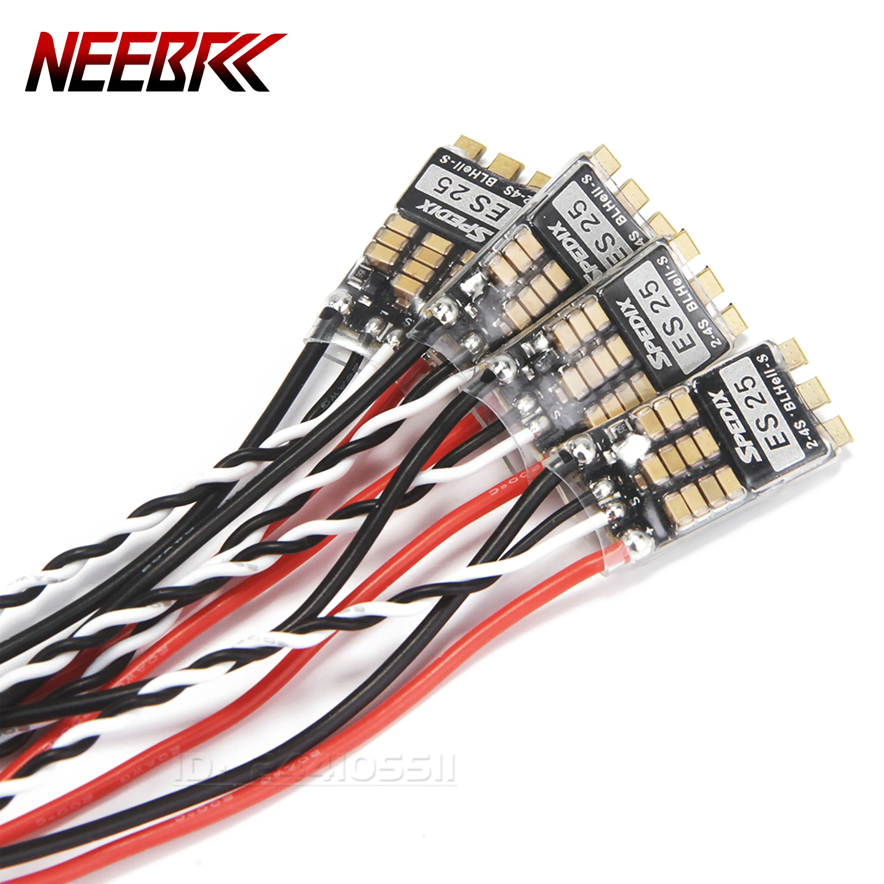 NEEBRC 25A ES25 Brushless ESC Blheli_S 2-4S for RC FPV Racing Drone Airplane Multirotor Heewing F01 2306 Motor SPEDIX Toy Part