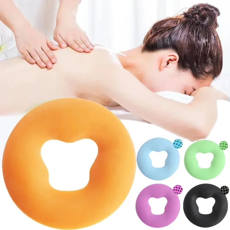 

Soft Silicone Pillow SPA Beauty Pad Resuable Non-slip Massage Pillow Without Film Salon Face Massage Relax Beauty Cushion Pad