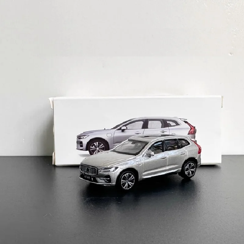 1:64 XC60 SUV Vehicle Silver Alloy Simulation Model Car