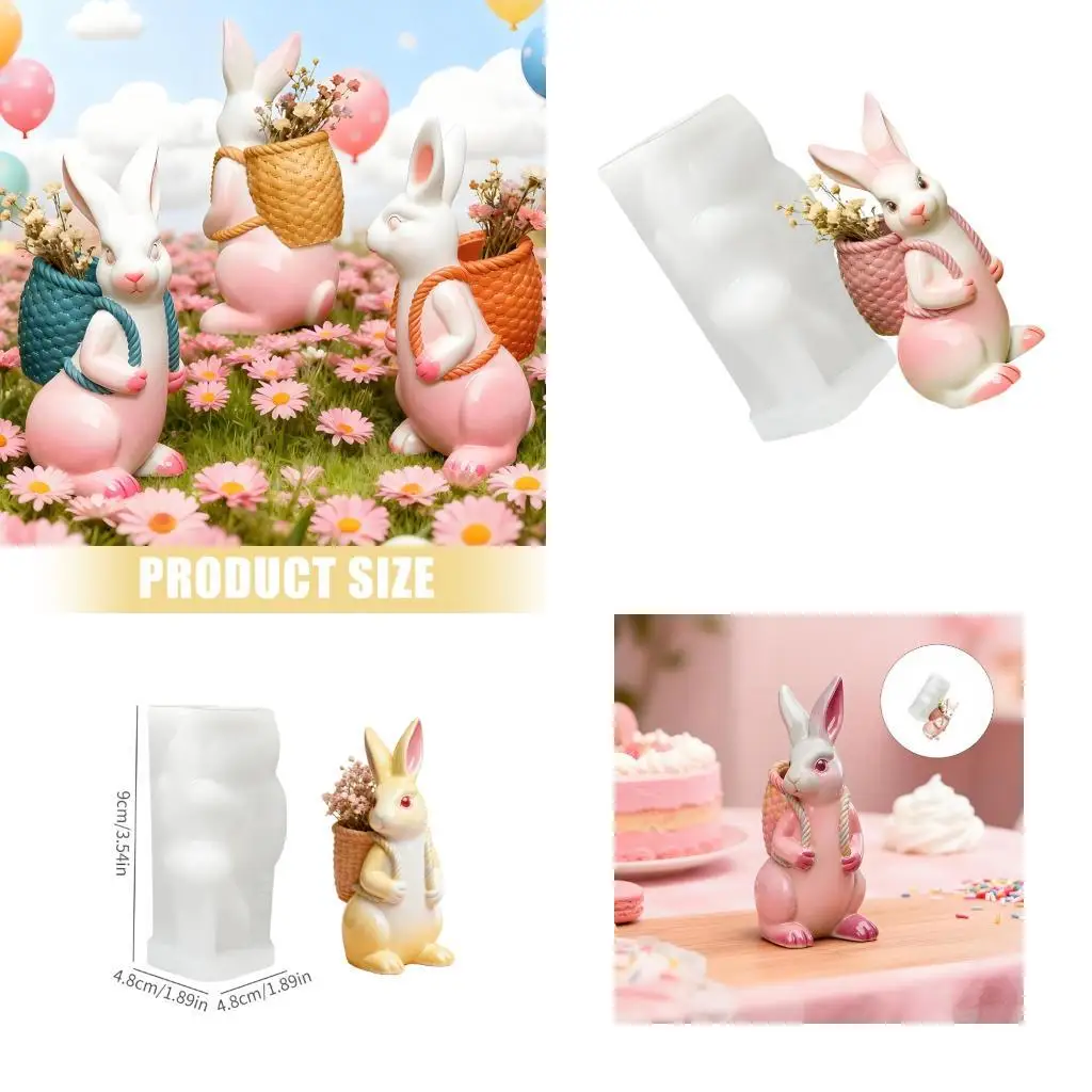 

J78F Safe Silicone Easters Mould Easy Cleaning Crafting Tool