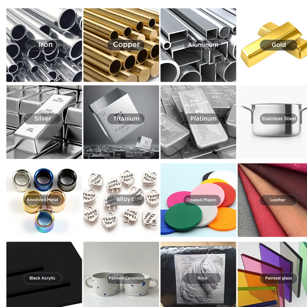 Modulo testa laser a infrarossi ACMER 1064nm 2W per incisore laser serie P1 P2 incisibile metallo ferro leghe d'argento pelle acrilica