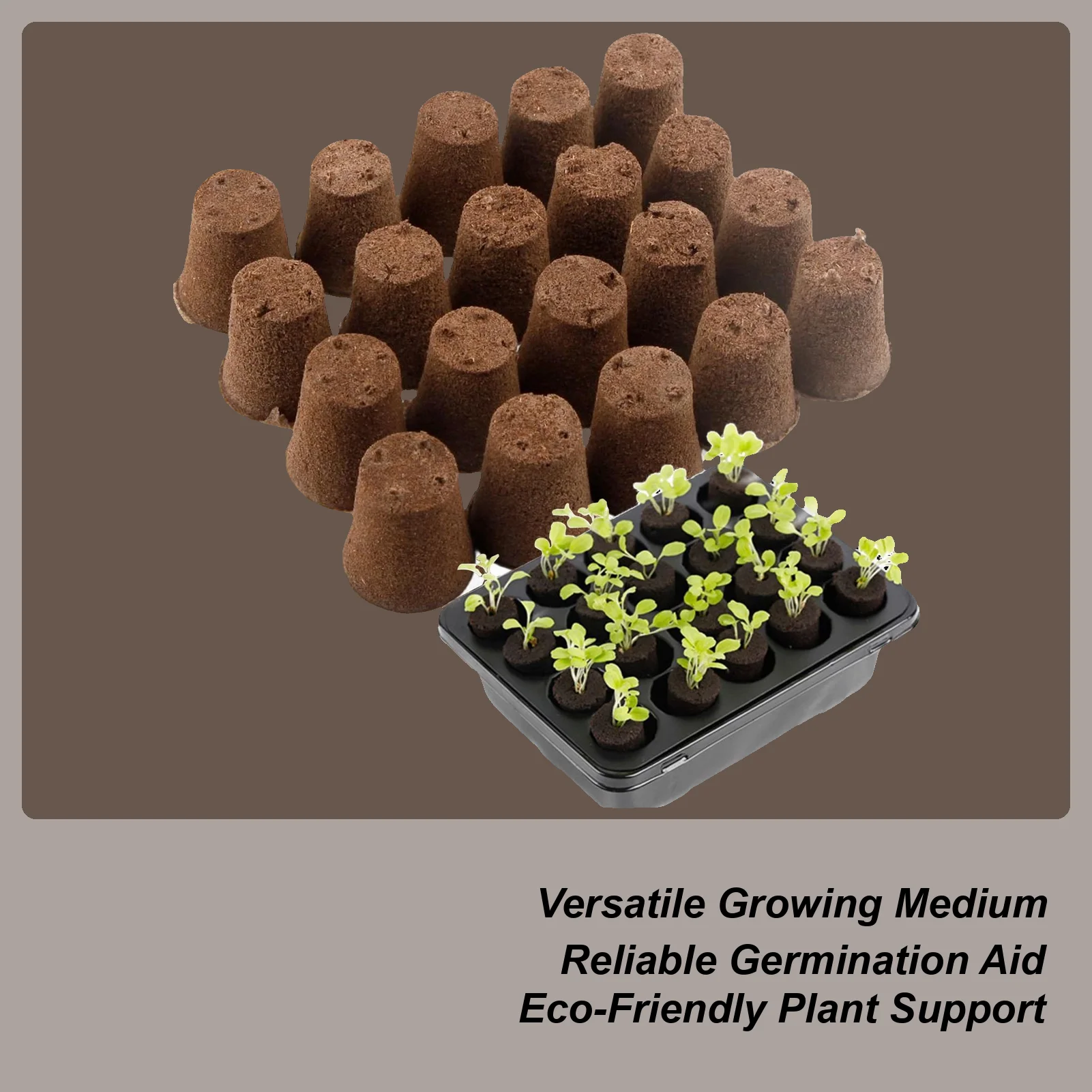 Hydroponic Grow Sponges 20 Pieces Growing Replacement Blocks Hydroponic Sponges Replacement for Lettuce Vegetables Flowers Soil
