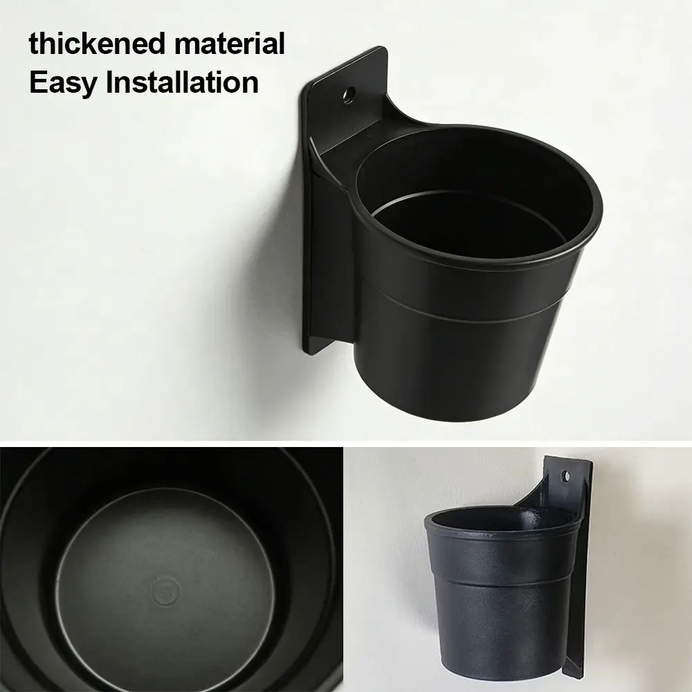 Durable Plastic Cup Holder Black Easy Install Cinema Chair Bottle Rack Firm Structure Drinks Rack Theater Auditorium Classroom