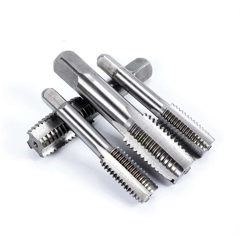Tap M3-M12 Bearing Steel Taper Hand Spiral Point Straight Fluted Screw Thread Hand Tool Metric Plug Taping Drill