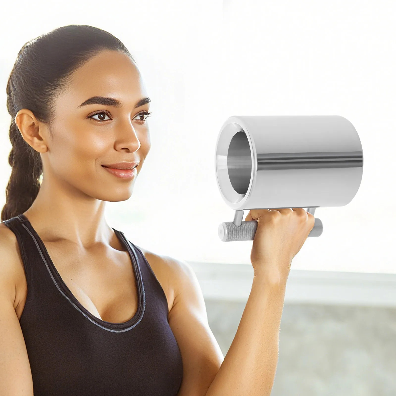 Hantel-Kaffeetasse 22,05 lbs 14,08 oz Edelstahl-Hantel und Kettlebell für verspielte Interaktionen mit Freunden oder tägliche Fitnessroutinen – Detail 5