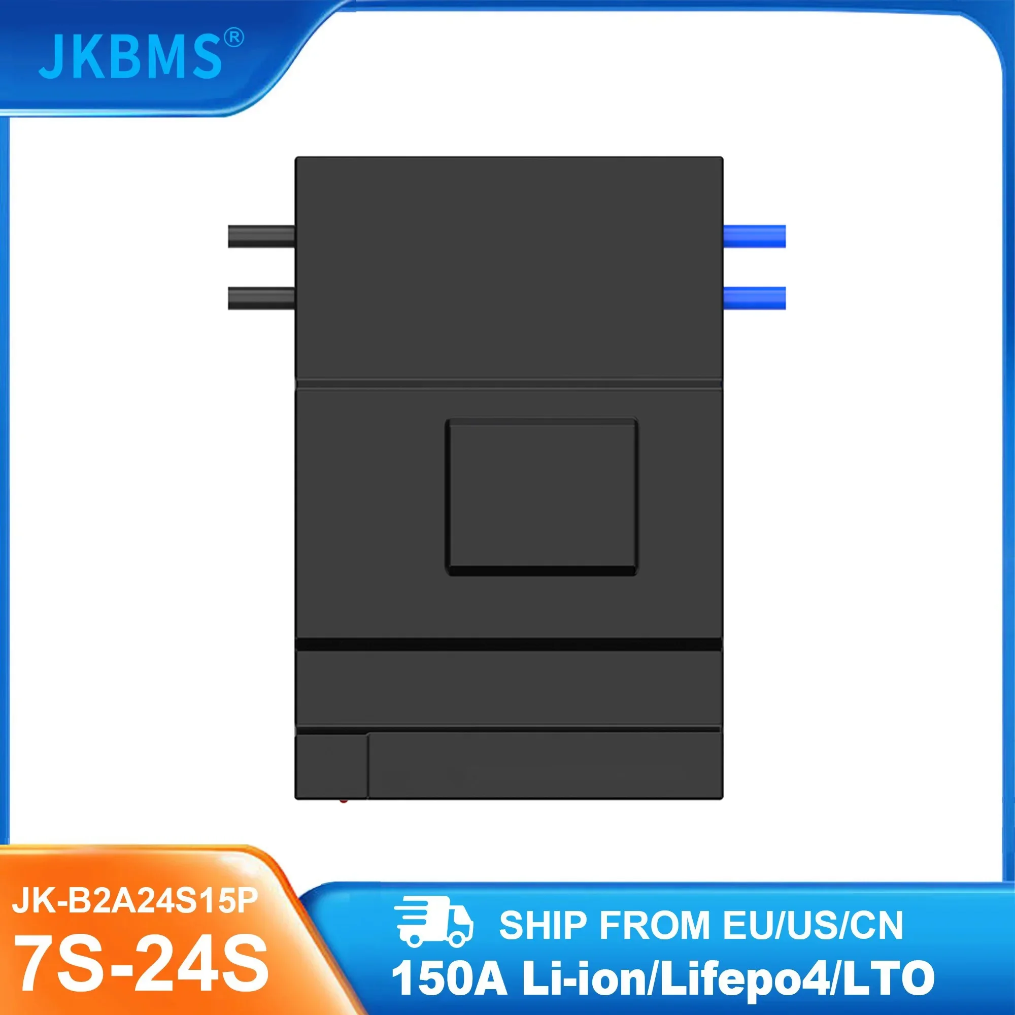 JKBMS 2A Active Balance Bms 150A CANBUS Rs485 BT 36V 48V 60V Li-Ion Lto battery 18650 battery lifepo4 battery storage