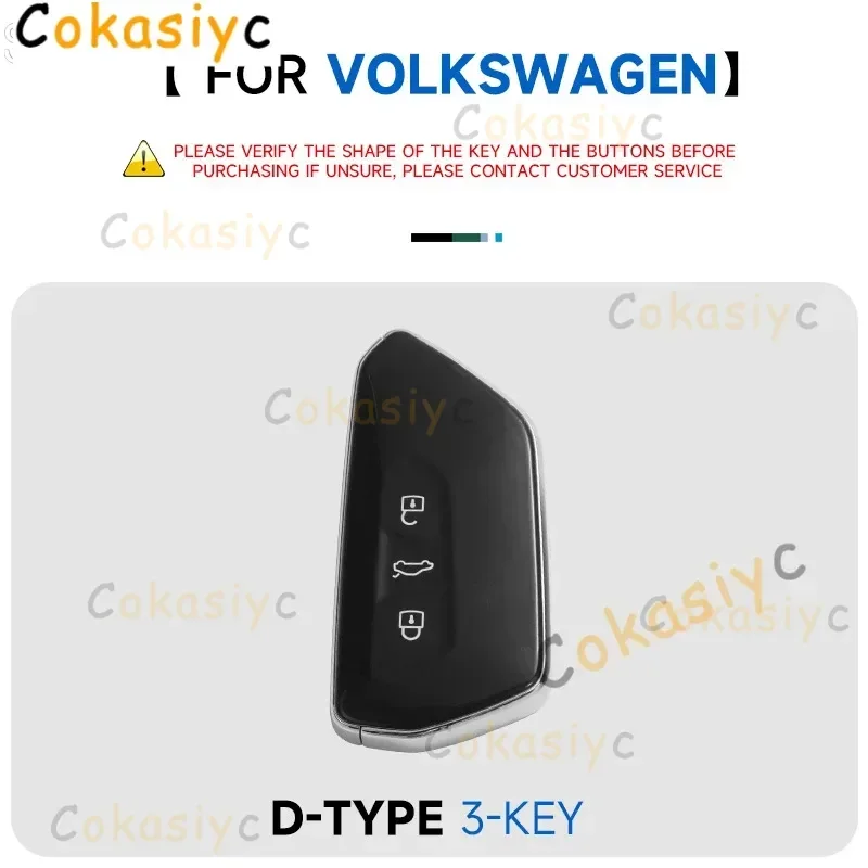 حافظة مفاتيح سيارة جلدية جديدة لسيارة فولكس فاجن فولكس فاجن جولف 8 MK8 ID.3 ID.4 كوبرا سكودا اوكتافيا A8 سيات ليون MK4 2020 2021 فورمينتور تاراكو #3