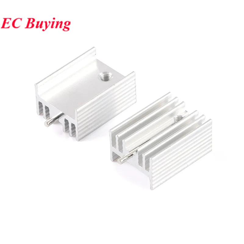 1-20 قطعة مبادل حراري من الألومنيوم تبريد المبرد بالوعة الحرارة ل رقاقة IC الإلكترونية RAM LED الترانزستور MOS وحدة PCB برودة تبديد