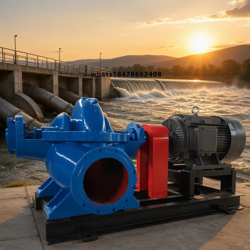 Cast Iron Volute Housing CE Certification Available Double Suction Pool Circulation Pump Stable Long Run Performance