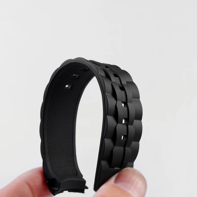 男性用シリコンラバーストラップ,カシオ家具用防水時計バンド,5468, EFR-303, 304, EFR-516PB, EFR-516, 22mm