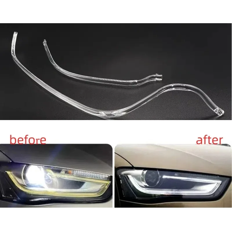 

Daytime Running Light Tube for Audi A4L A4 B8 PA 2012-2016 Car DRL Headlight Light Guide Plate Daytime Running Light Tube Bar