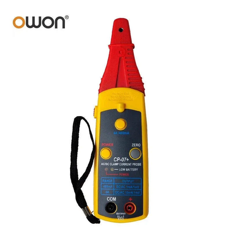 CP05+/CP07+ High Precision AC/DC Current Clamp Probe CP024 Yellow ABS Material OEM 5W Power