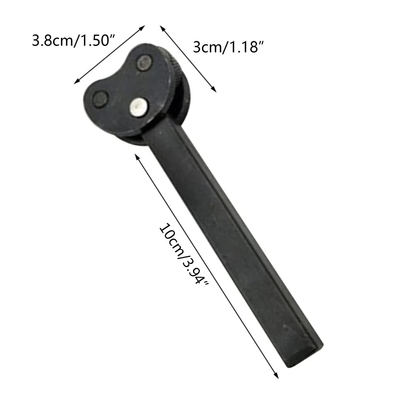 Double End Straight Linear Knurling Tool Knurling Tool Double Wheel Black Knurling Knives Knurling for Mini Lathe Black