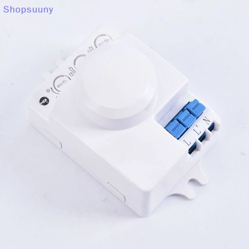 [SU]Microwave Sensor Switch 5.8ghz HF 220V LED 360 Degree Radar Motion Body Sensor[SU]