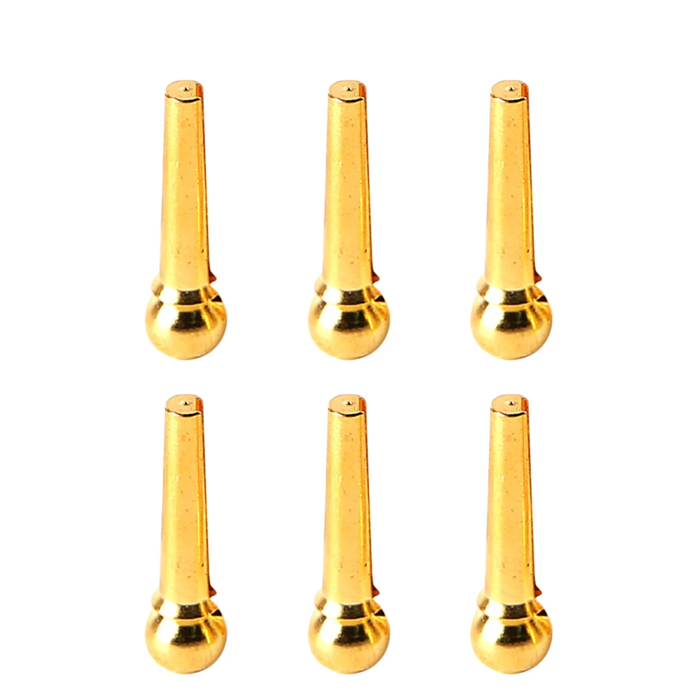 

6 Pcs Accessories Guitar Stringed Cone Guitars Replacement Pure Pin