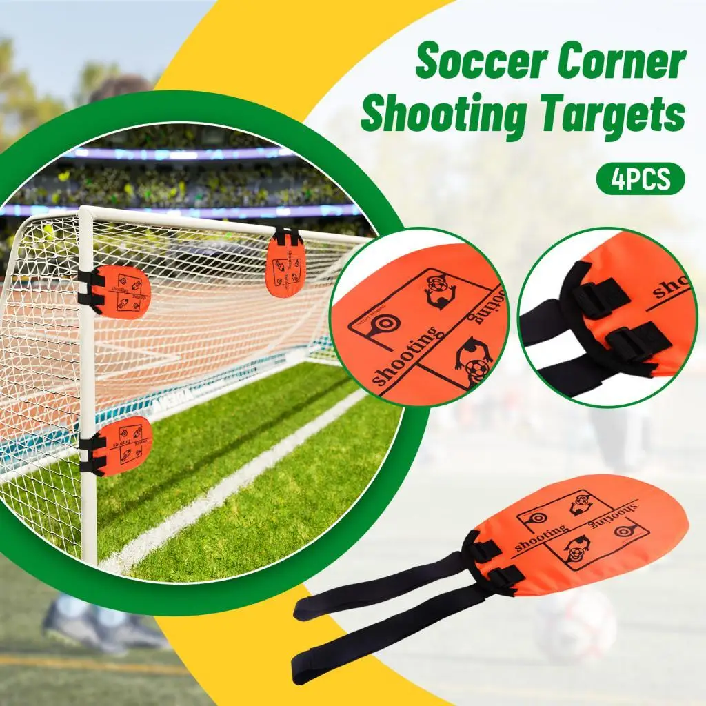 Soccer Goal Target for Shooting Practice Wear Resistant Fabric Free Kick Trainer Easy Attach Detach