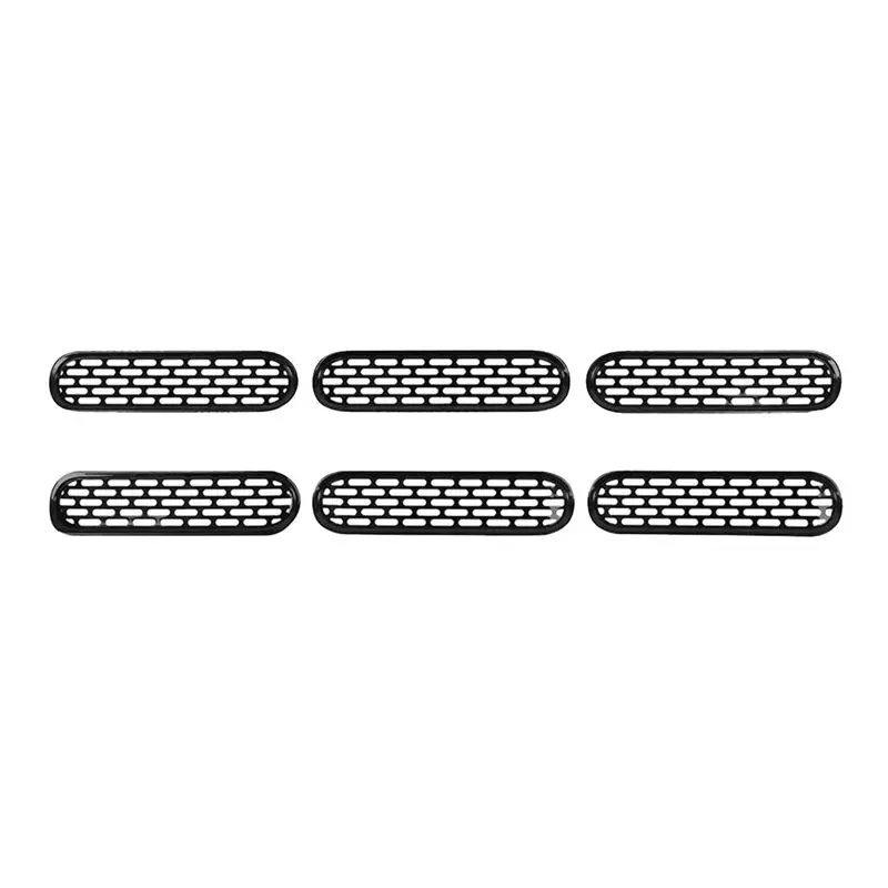 ABSL-Car Front Bumper Radiator Grills Cover Middle Net Grills For Ford Bronco 2021-2024 Car Exterior Accessories