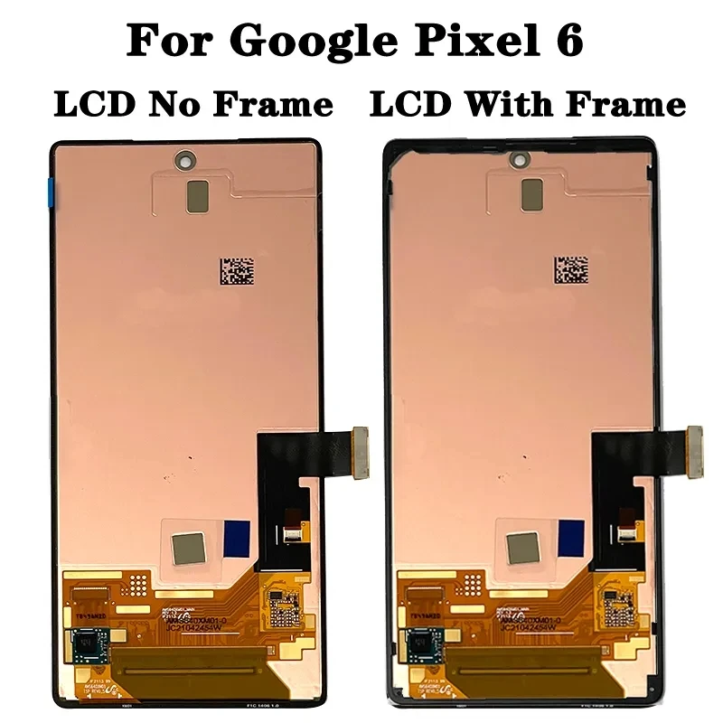 Tested AMOLED LCD For Google Pixel 6 LCD GB7N6 Display Scree FrameTouch Panel Digitizer For Google Pixel 6 pro GLUOG G8VOU LCD