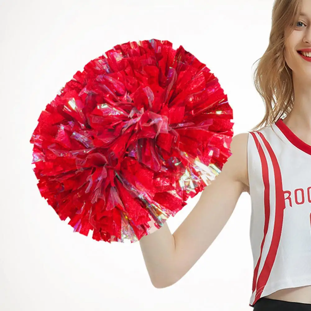 

Cheerleading Hand Flower Cheerleading Flower Ball with Handle Double-headed Pom Poms for Kids Adults for Team Sports Spirit