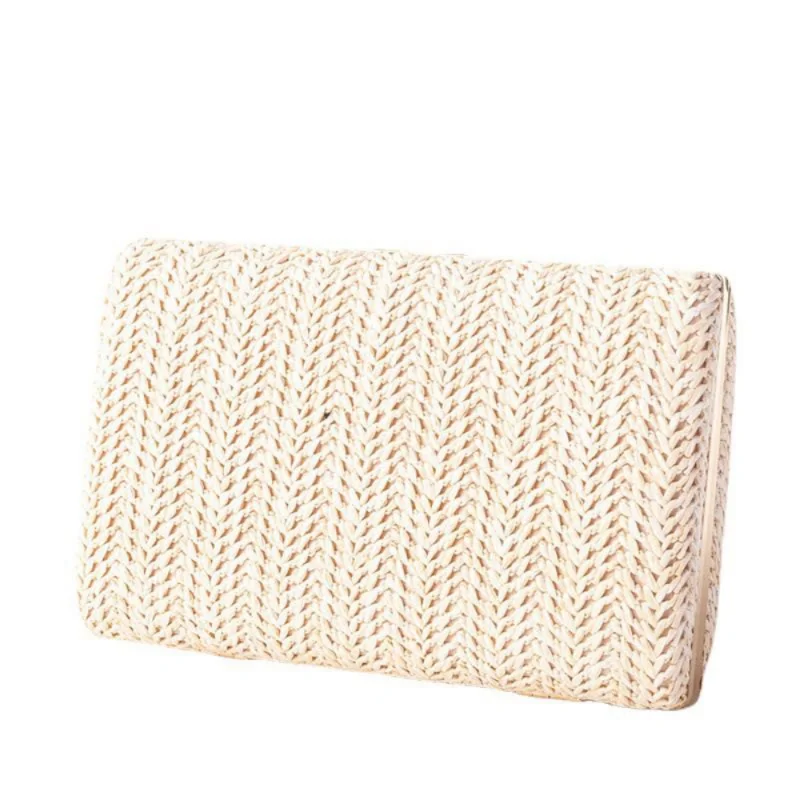 Fashion Clutch Bag Woven Bag Simple Designers Straw Bag Shoulder Bag For Women Ladies Wedding Party Small Purse Handbag Box Bag