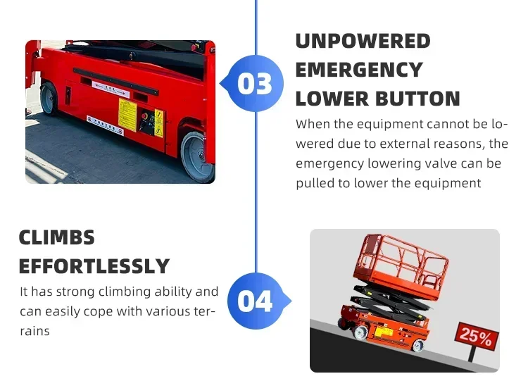 300Kg Hydraulic Personal Lift Telescopic Lift Self-Propelled Aerial Work Platform for Indoor Repairs and Facility Management