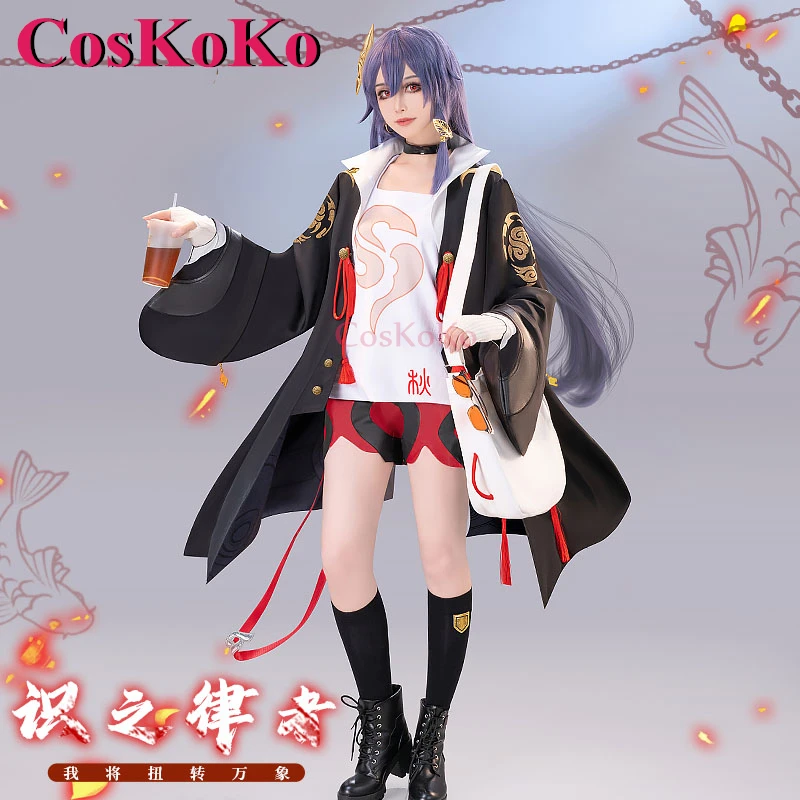 

CosKoKo Fu Hua Косплей Игра Honkai Impact 3rd Костюм Модная Милая Милая Униформа Женская Вечеринка на Хэллоуин Ролевая Игра Одежда S-XL