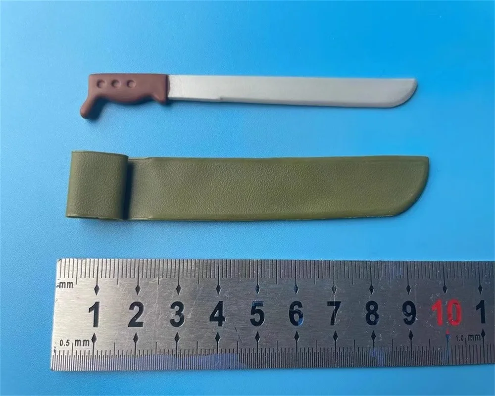 

1/6 Soldier Weapon Accessories Machete Knife Bag Plastic Model Toy For 12'' Action Figure Body In Stock